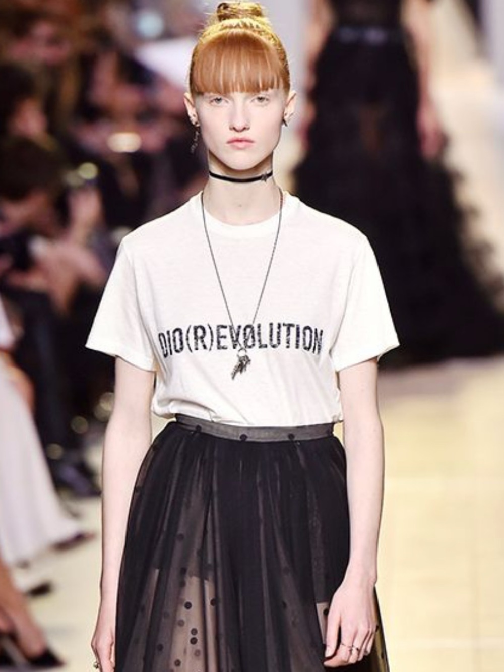 Dior “(R)Evolution” Logo T-Shirt Ivory White Size S 100% Cotton